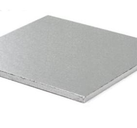 CAKEBOARD SILVER 55 X 55 H.1,2 DECORA