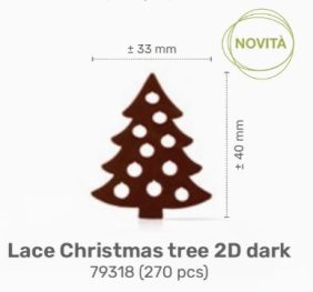 LACE CHRISTMAS TREE 2D DARK PZ. 270