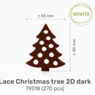 LACE CHRISTMAS TREE 2D DARK PZ. 270