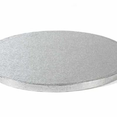 CAKEBOARD SILVER D.36 H.1,2 DECORA